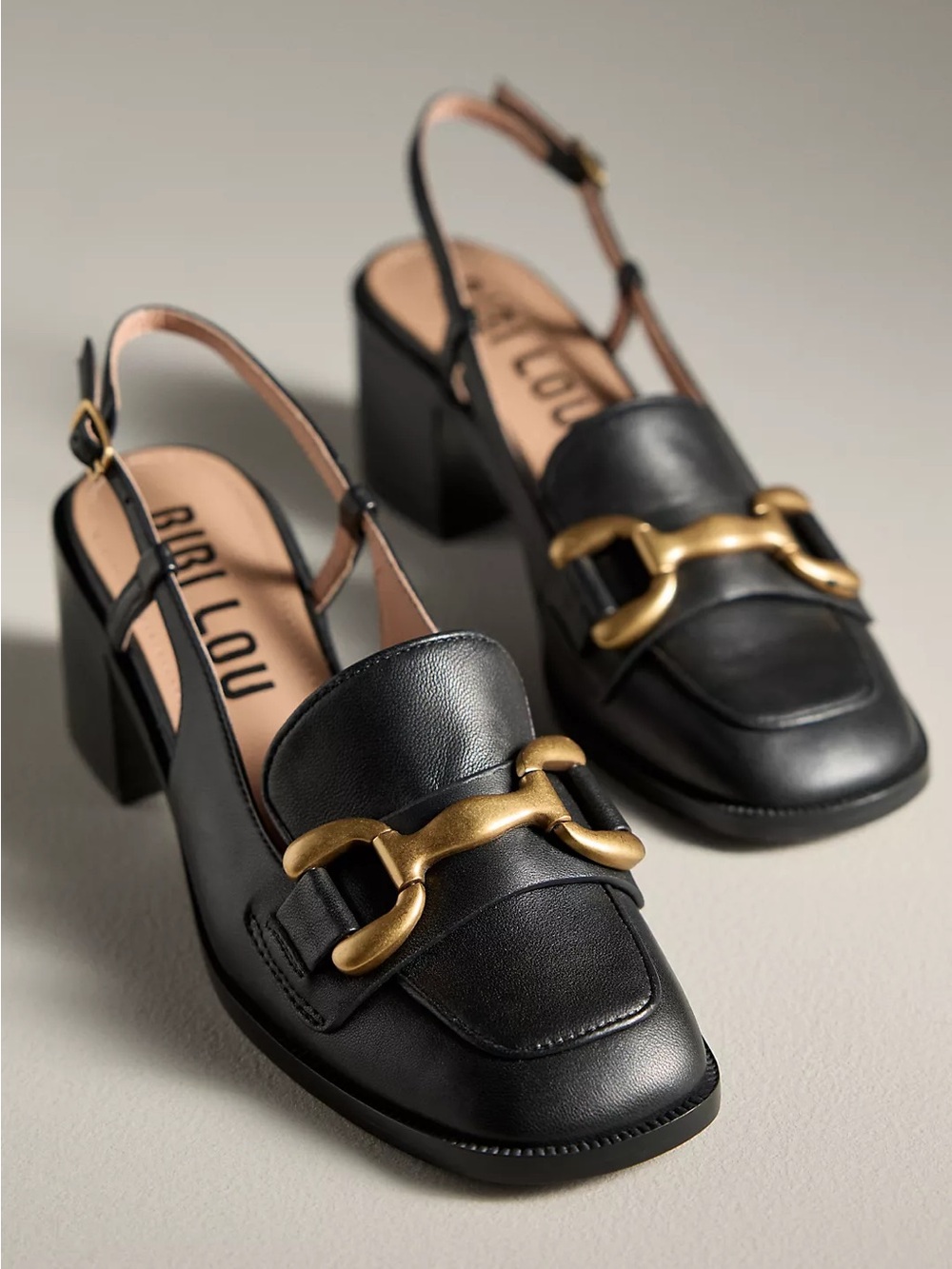 Bibi Lou Zagreb Slingback Heeled Loafers